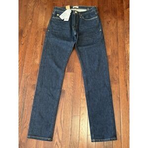 Ace Rivington CANDIANI Italian Denim Jeans Men 29x33 Blue Athletic Taper NWT